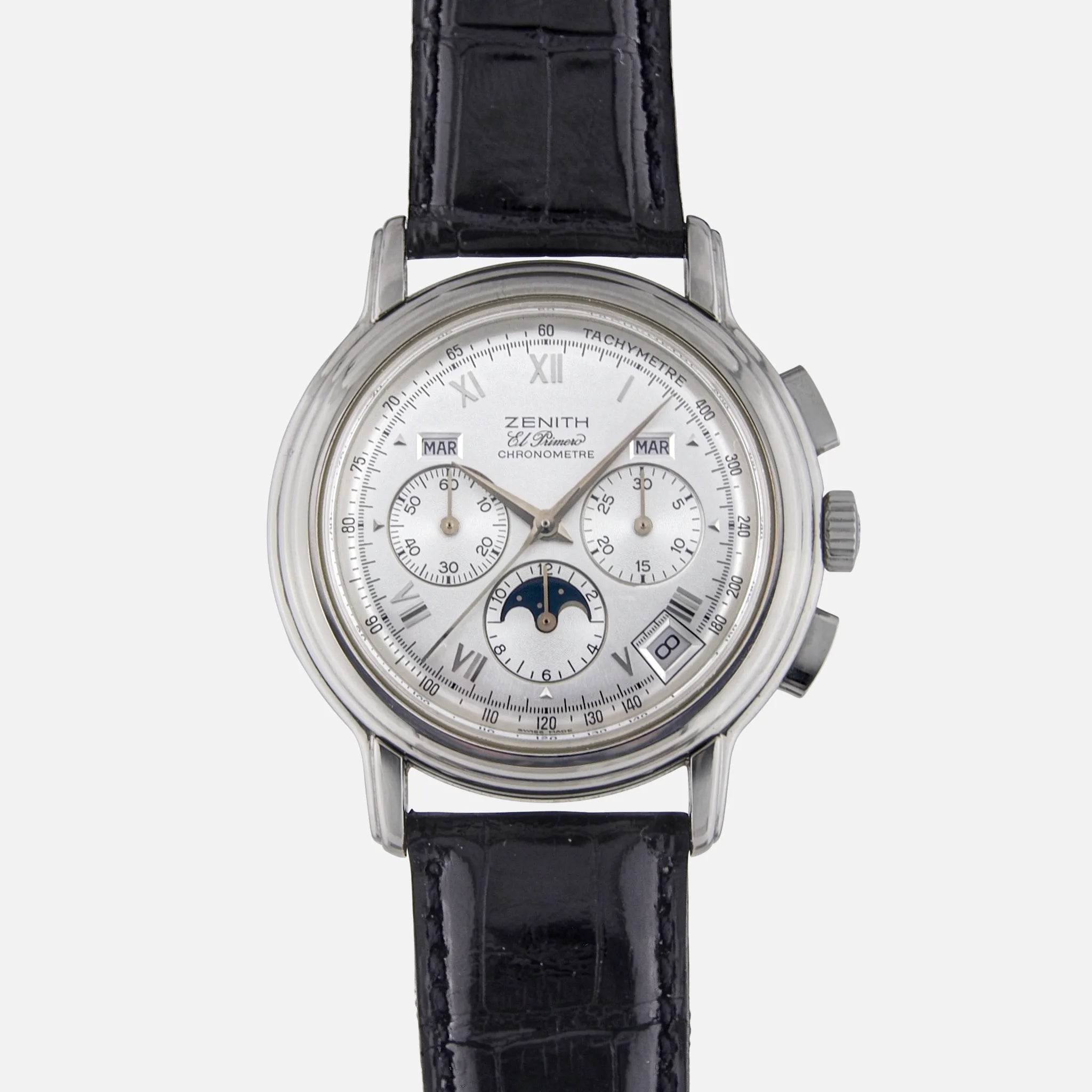 1990s Zenith El Primero Chronomaster Moon Phase Ref. 01 0240 410