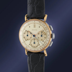 1940s Vintage Watch Zenith Compax Chronograph Ref. 22314 with Caliber 136 for sale on Vintage Watch Leader