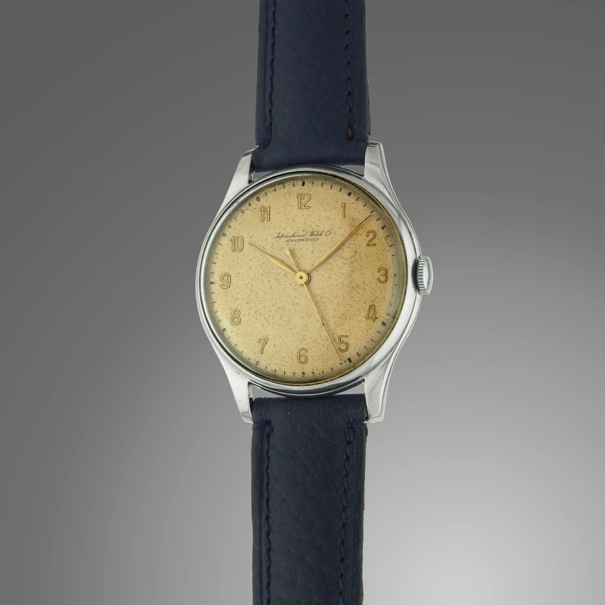 1941 IWC Dress Watch in Steel With Caliber 61 for sale on Vintage Watch Leader