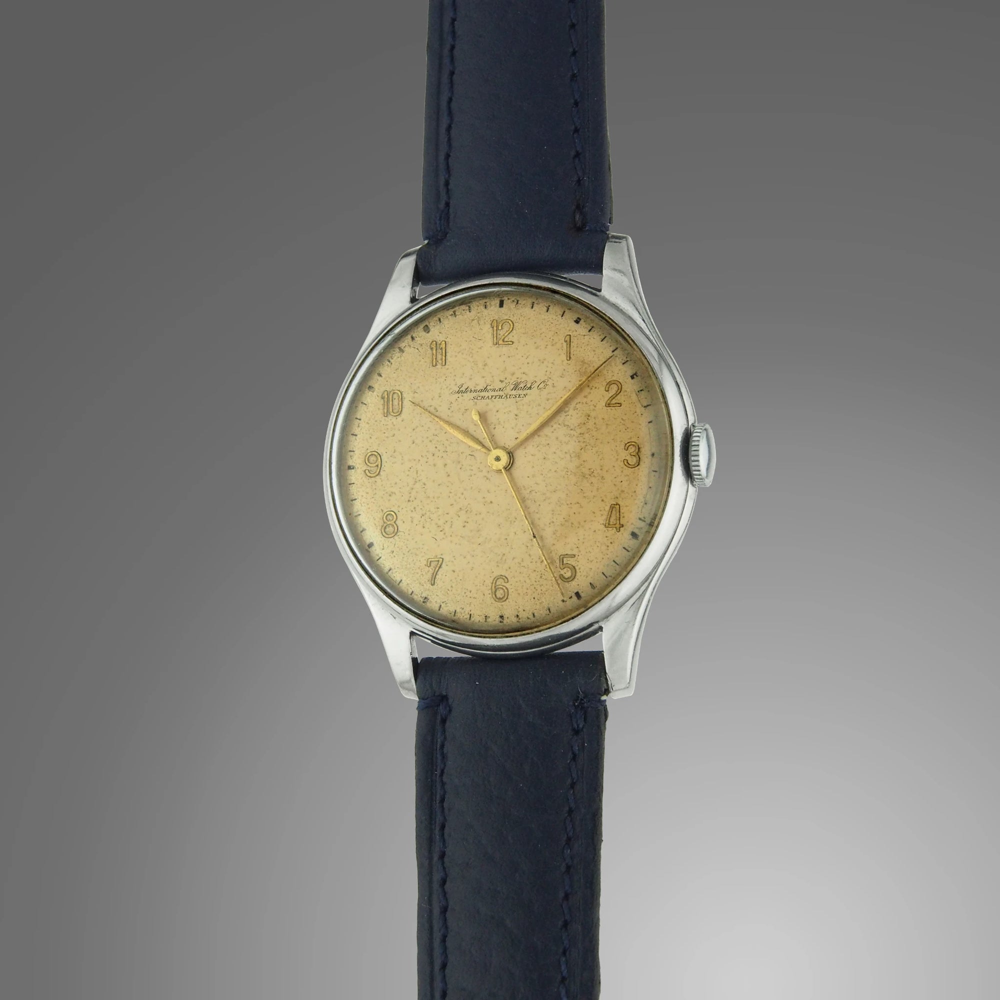 1941 IWC Dress Watch in Steel With Caliber 61 for sale on Vintage Watch Leader