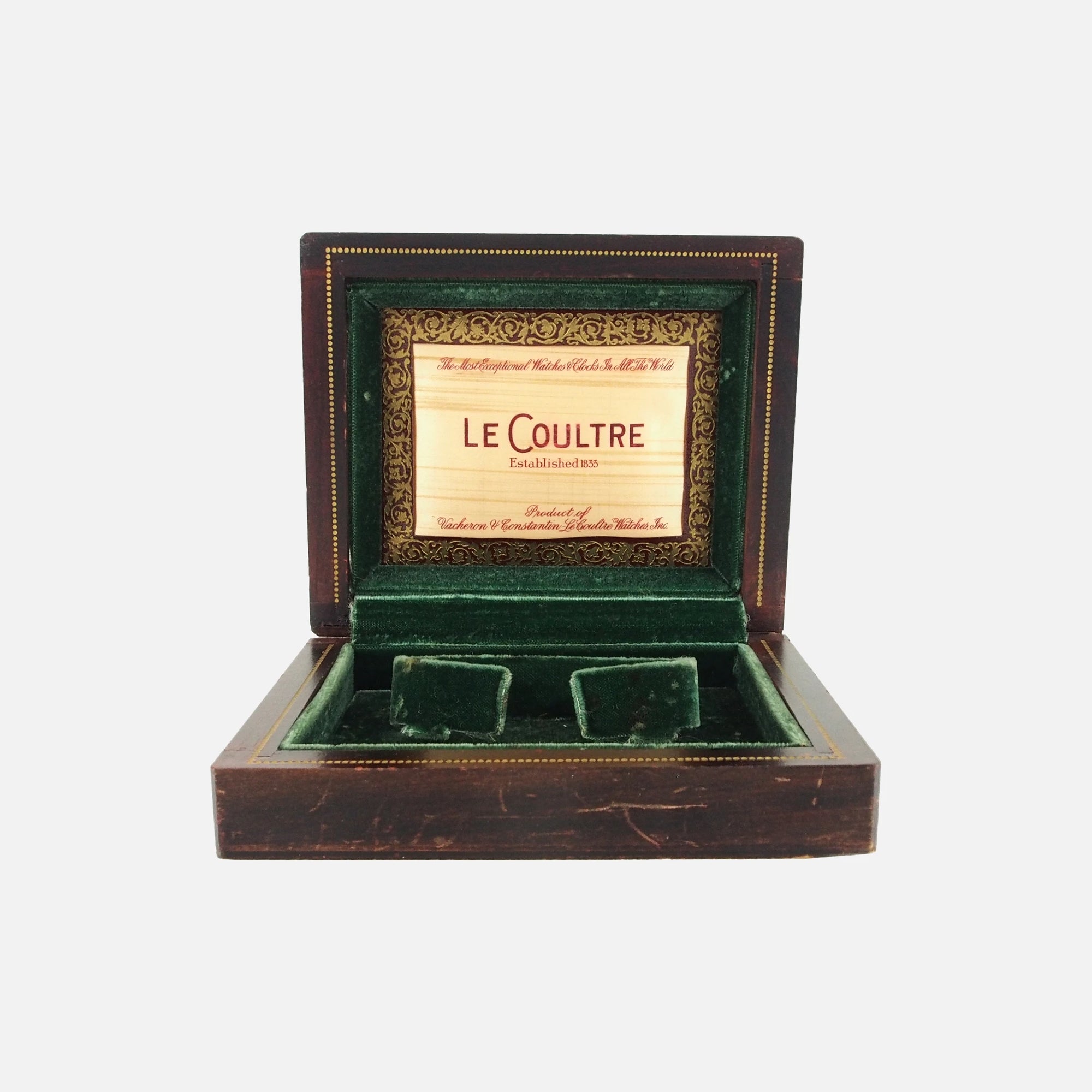 1950s - 1960s LeCoultre Vintage Watch Box for sale on Vintage Watch Leader
