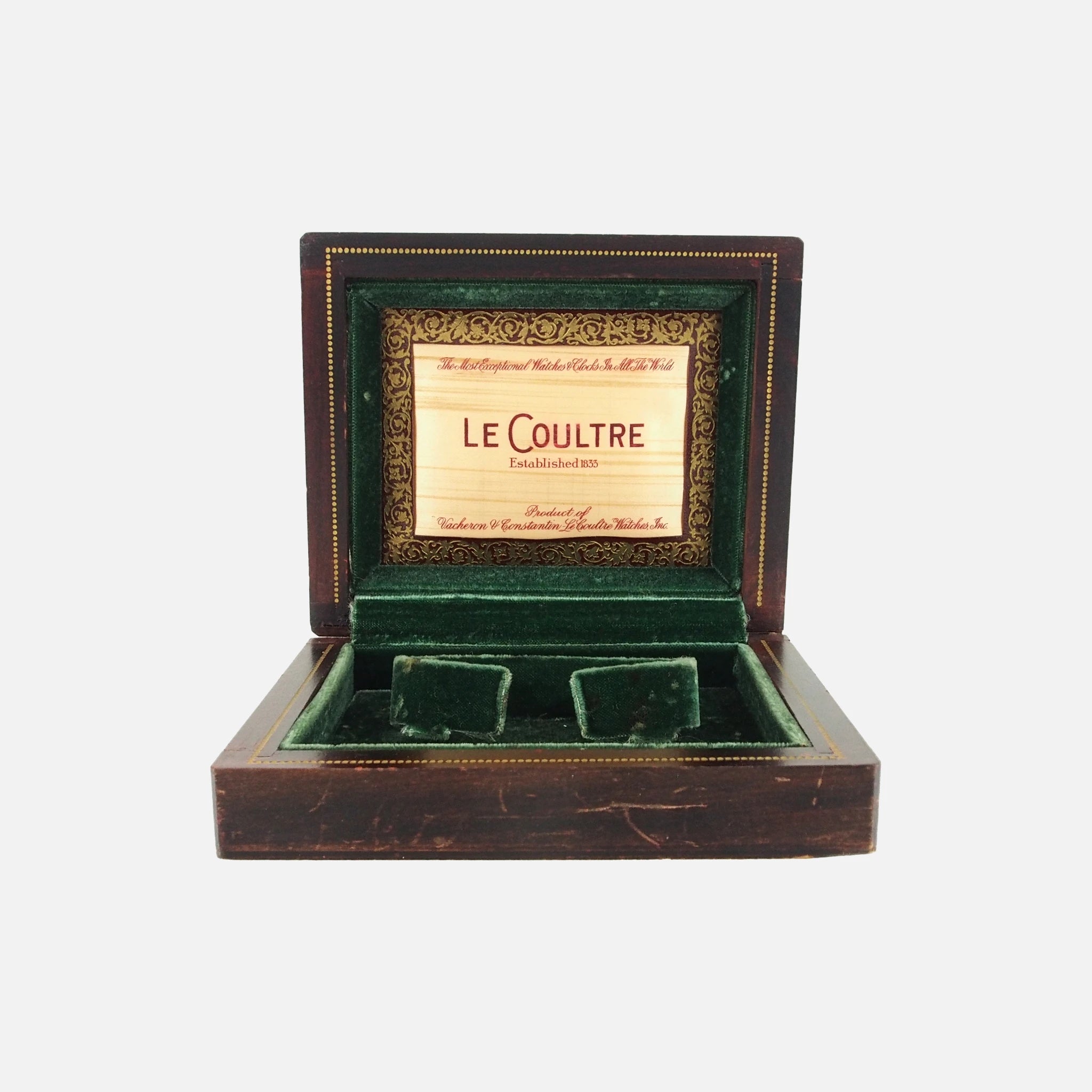 1950s - 1960s LeCoultre Vintage Watch Box - Vintage Watch Leader
