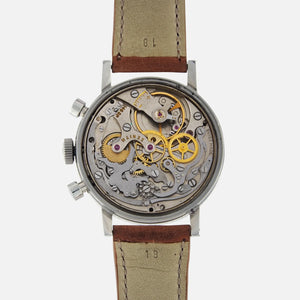 1960s Vintage Watch Zenith Chronograph Movement 146-DP Martel Ref. A271 With Reverse Panda Dial in Stainless Steel