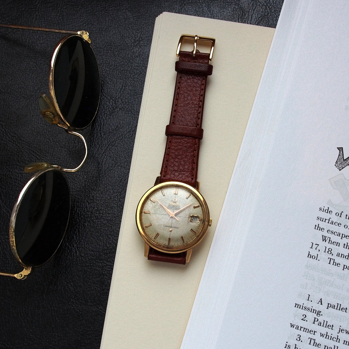 omega gold dress watch