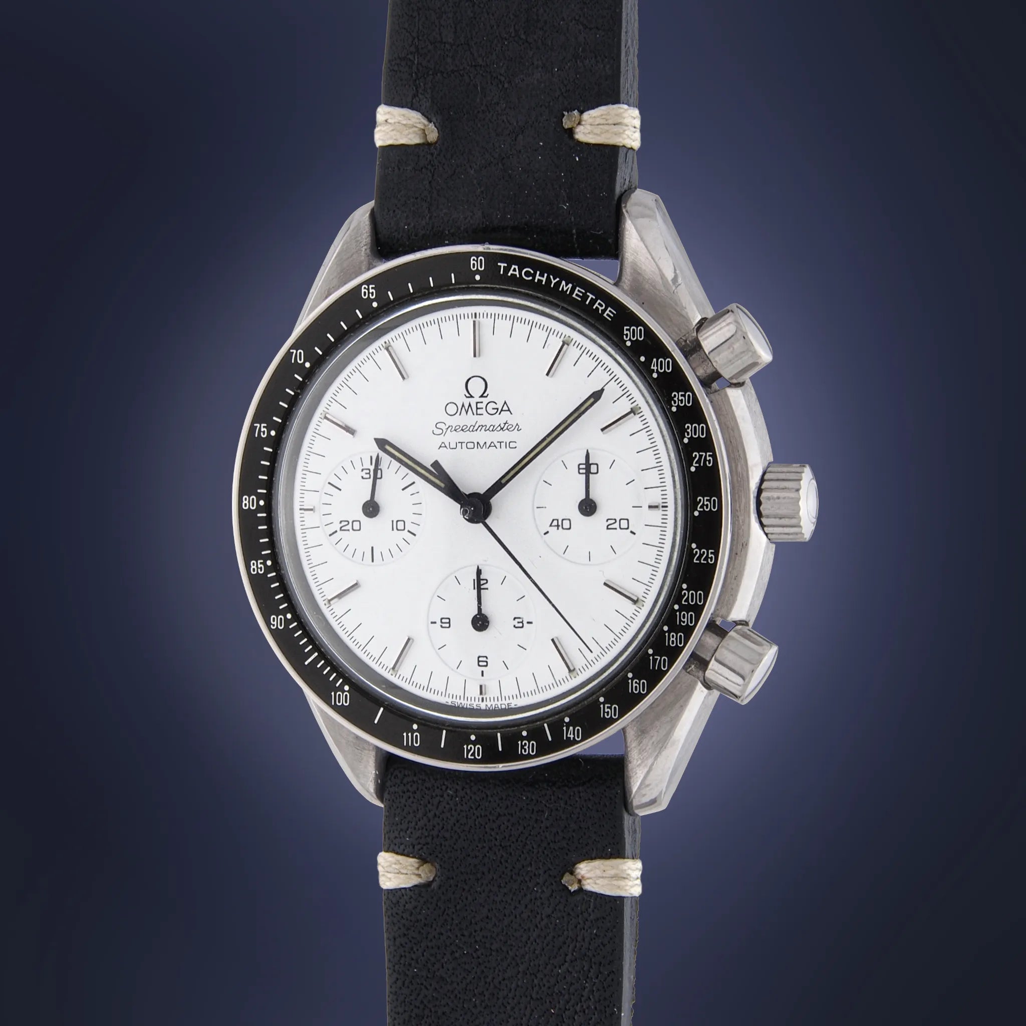 Omega speedmaster discount reduced white