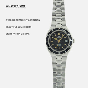 Seamaster professional automatic 2025 black dial men's watch