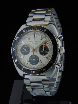 Girard-Perregaux - Ref. 9238 FA A rare and fine stainless steel Olimpico chronograph - Vintage Watch Leader