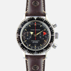 Nivada Grenchen vintage - Ref. 1581 M 8222 Chronomaster Aviator Sea Diver vintage - Vintage Watch Leader