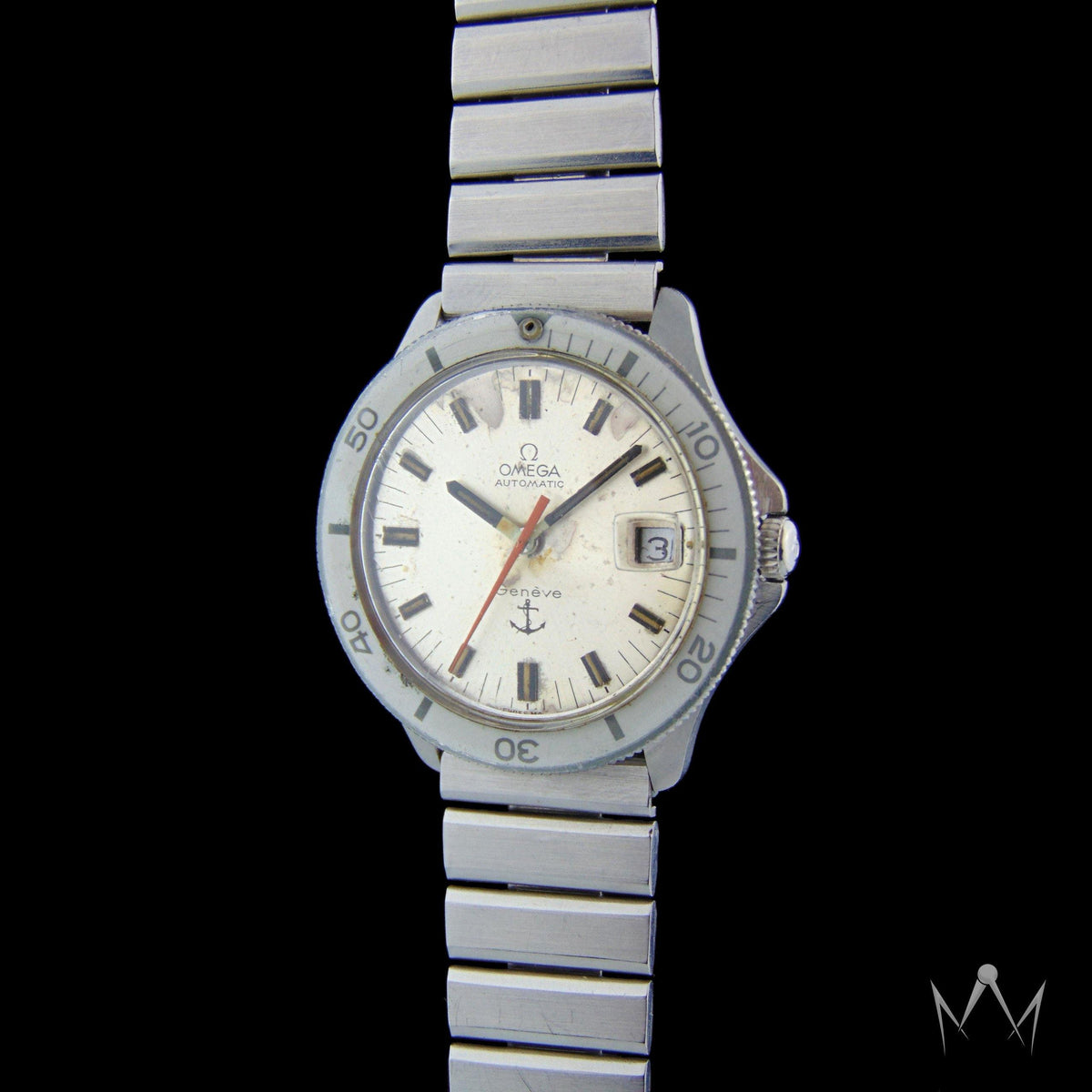 1960s Vintage Omega Cal. 565 - Ref. 166.054 Stainless steel Admiralty Ancoretta - Vintage Watch Leader